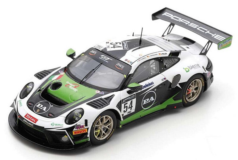 Модель 1:43 Porsche 911 GT3 R №54 Dinamic Motorsport 3rd 24h Spa