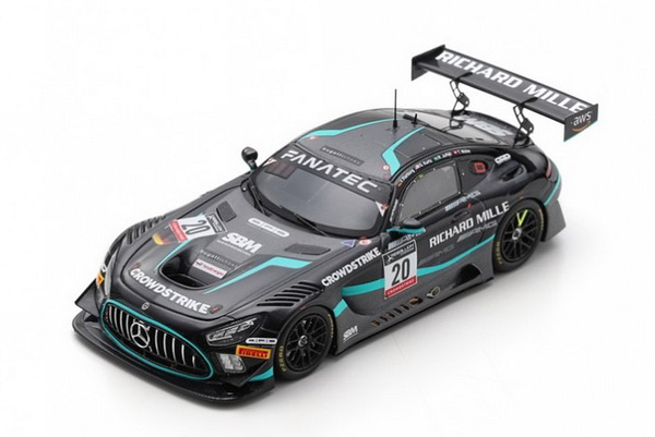 Модель 1:43 Mercedes-AMG GT3 №20 Team Sps Automotive Performance Winner Bronze Cup Class 24h Spa (T.Muller - G.Kurtz - V.Pierbu)