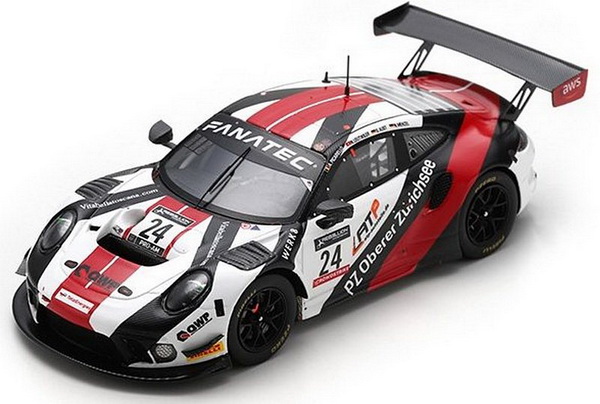Модель 1:43 Porsche 911 991-2 GT3 R №24 Team Herbert Motorsport 24h Spa (S.Aust - N.Leutwiler - N.Menzel - A.Picariello)