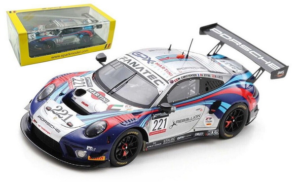 Модель 1:43 Porsche 911 991-2 GT3 R №221 Team GPX Martini Racing 24h Spa (R.Lietz - M.Christensen - K.Estre)