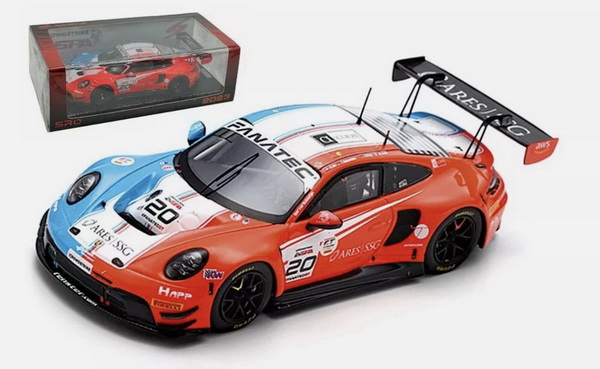 Porsche 911 992 GT3 R Team Huber Racing №20 Pole Position And Winner Bronze Cup 24h Spa 2023 (A.Au - T.Heinemann - J.Fittje)