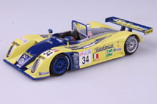Reynard 2KQ Volkswagen ROC #34 Le Mans 2000 Bouillon - Gene - Policand SCYD04 Модель 1:43