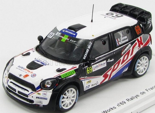 Mini John Cooper Works №69 Rally France (Romain Dumas - Mathieu Baumel) SF040 Модель 1:43