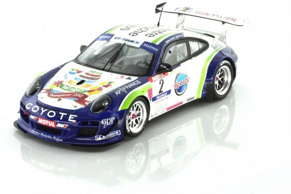 Модель 1:43 Porsche 911 GT3-R (997) #2 Champion GT Tour 2012 A,Beltoise - Hassid