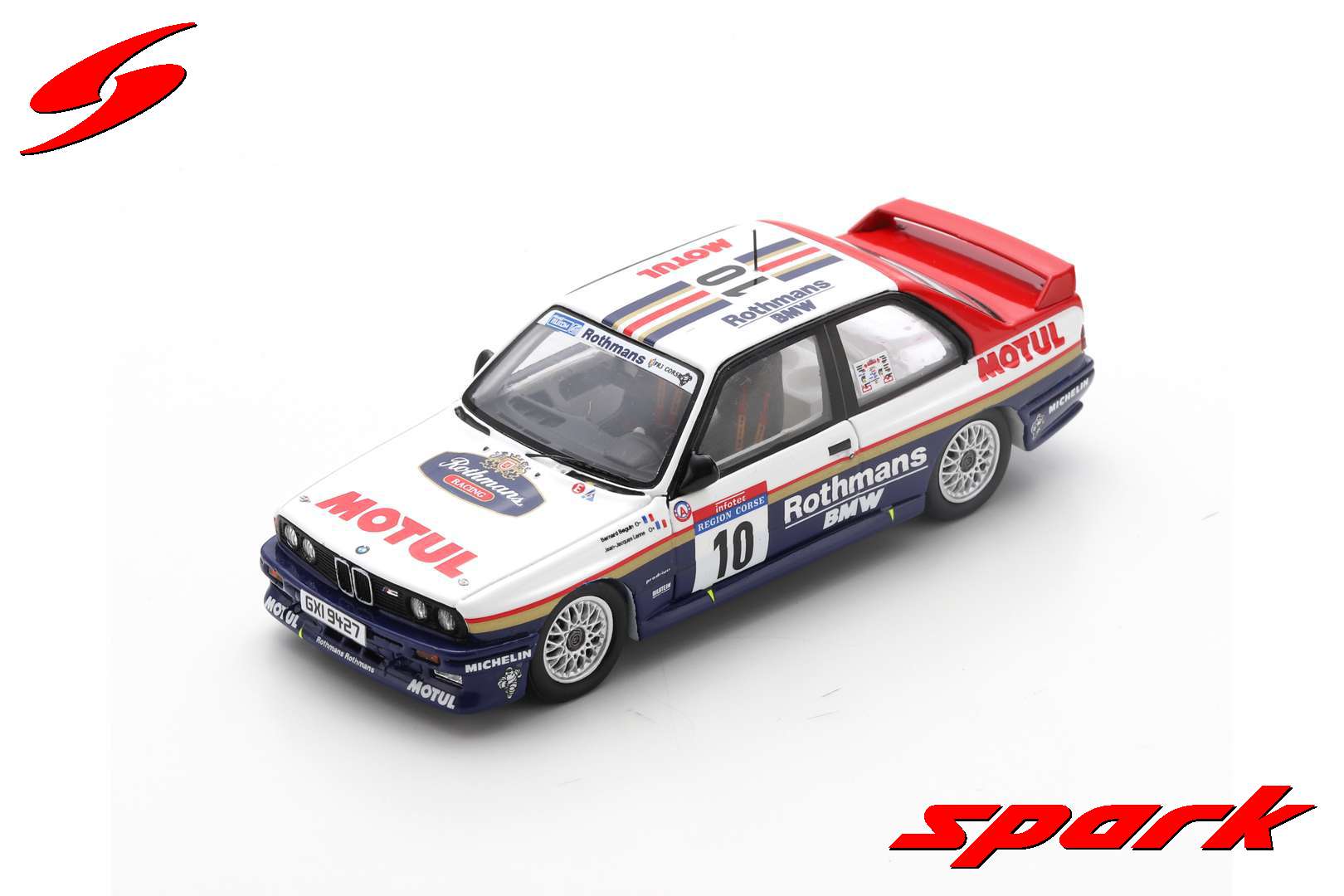 Модель 1:43 BMW M3 (E30) №10 «Rothmans» Winner Rally Tour de Corse (B.BEGUIN - J.J.LENNE)
