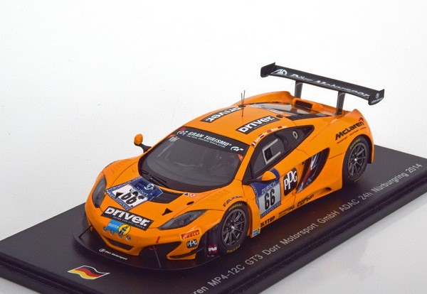 Модель 1:43 McLaren MP4-12C GT3 №66, 24h Nurburgring 2014 Estre/Kox/Mullen/Bert