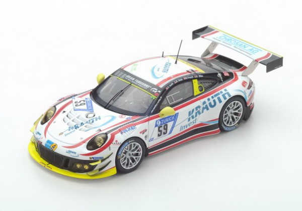 Модель 1:43 Porsche 911 GT3 R №59 Manthey Racing - Nurburgring (S.Smith - R.Walls - H.Proczyk - S.Muller)