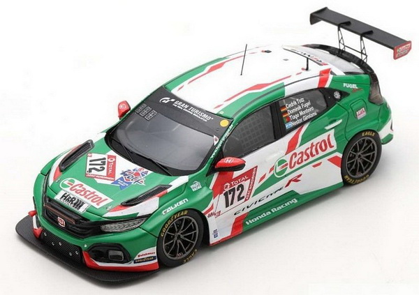 Honda Civic TCR №172 «Castrol» 24h Nurburgring (D.Fugel - T.Monteiro - C.Totz - N.Girolami) (L.E.300pcs)