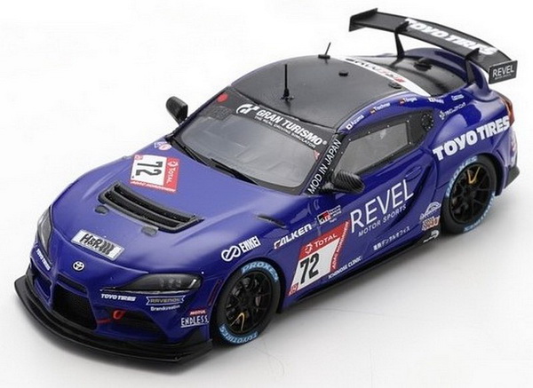 Toyota Supra #72 Novel Racing with Toyo tire by Ring Racing 24H Nürburgring 2021 SG776 Модель 1:43