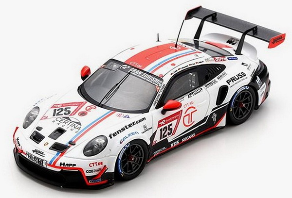 Модель 1:43 Porsche 911 GT3 Cup №125 Nurburgring (Schell - Aust - Bollrath) (L.E.300pcs)