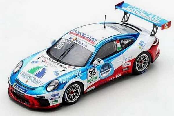 Porsche 911 GT3 Cup №38 Carrera Cup Italia (Simone Iaquinta) (L.E.300pcs) SI015 Модель 1:43