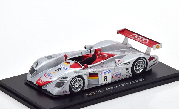 Модель 1:43 Audi R8 №8 Winner 24h Le Mans (F.Biela - T.Kristensen - Emanuele Pirro)