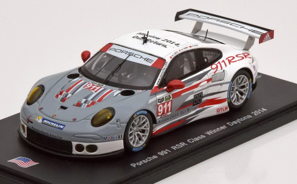 Модель 1:43 Porsche 911 (991) RSR №911 Class Winner Daytona (Patrick Pilet - Tandy - Lietz)
