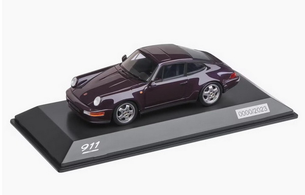 porsche 911 (964) carrera 4 / "30 jahre 911" - 1993 - violet metallic WAP0201020R60Y Модель 1:43