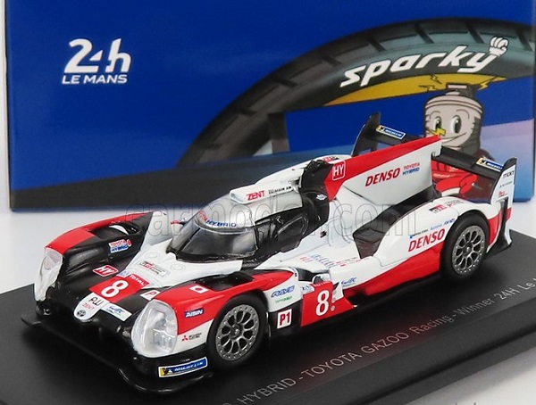 TOYOTA TS050 2.4l Hybrid Turbo V6 Team Toyota Gazoo Racing N8 Winner 24h Le Mans (2020) S.Buemi - B.Hartley - K.Nakajima, Red W