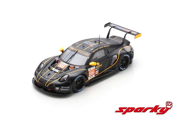 Модель 1:64 Porsche 911 991 Rsr-19 4.2l Team Gr Racing N 86 24h Le Mans - 2022 - M.Wainwright - R.Pera - B.Barker - Black