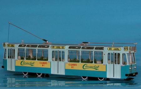 Модель 1:43 Трамвай ЛМ-68 - Проект вагона для Барселоны