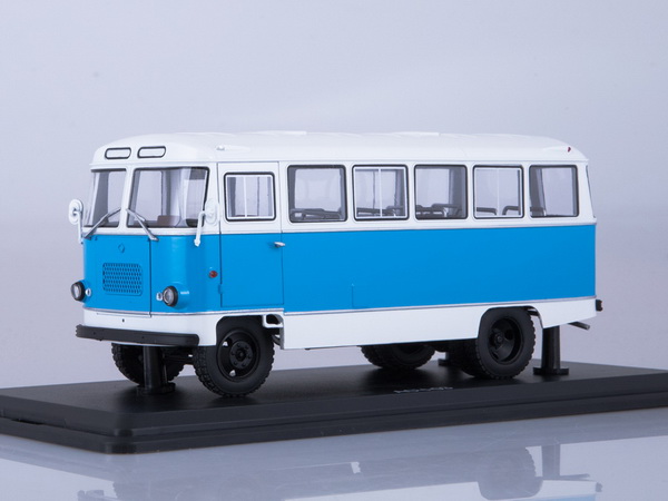 Модель 1:43 Автобус АСЧ-03, голубой / белый