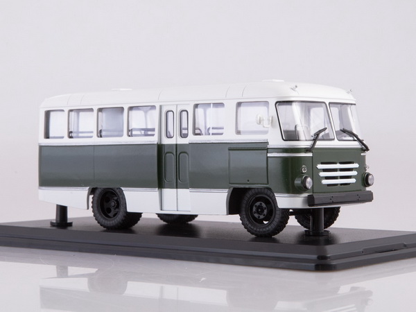 Модель 1:43 Автобус КАГ-3 (бело-зелёный)