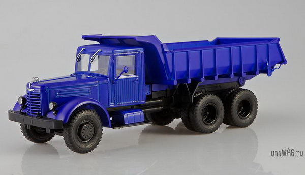 Модель 1:43 ЯАЗ-210Е самосвал - синий