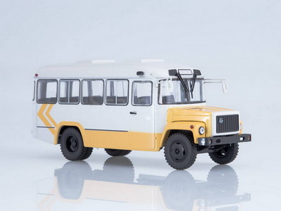 3976 автобус - белый/жёлтый 101142 Модель 1:43