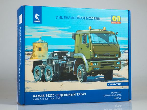 КамАЗ-65225 седельный тягач (сборная модель kit) 1456AVD Модель 1:43