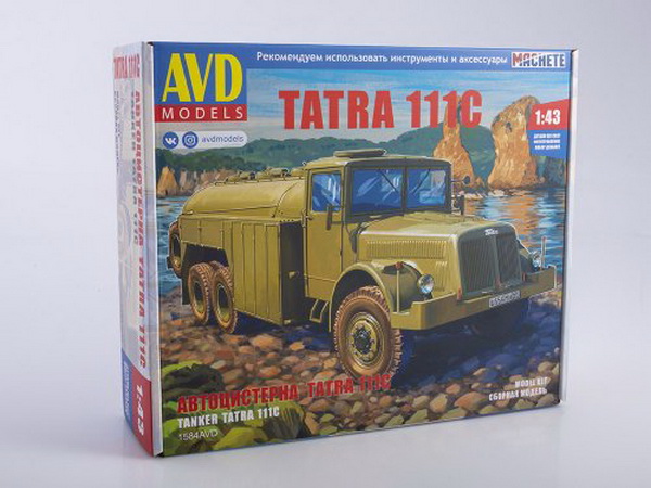 Модель 1:43 Сборная модель Tatra 111C автоцистерна