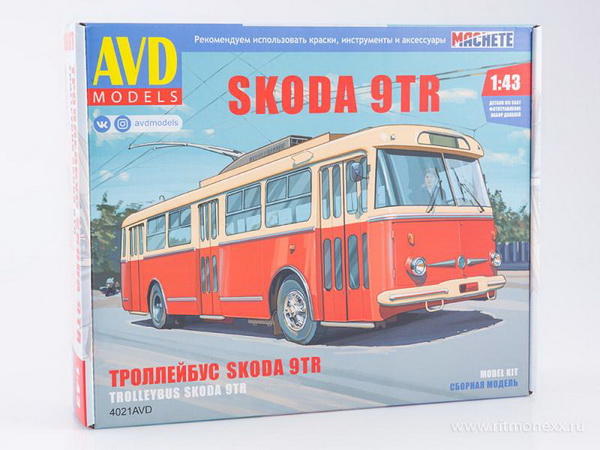 Сборная модель SKODA-9TR 4021AVD Модель 1:43