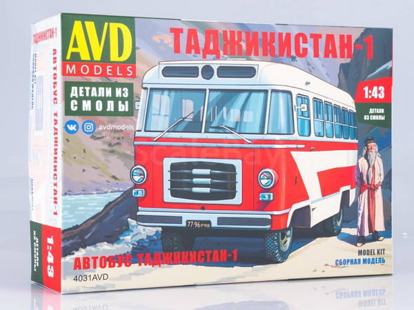 Модель 1:43 Автобус Таджикистан-1