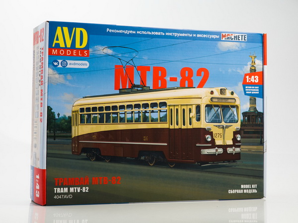 МТВ-82 Трамвай (сборная модель KIT) 4047AVD Модель 1:43