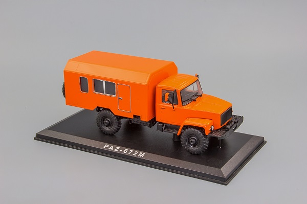 Модель 1:43 Горький 3308 кунг - оранжевый