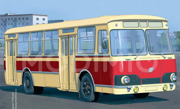Модель 1:43 Автобус 677 - серия «Наши Автобусы» №28