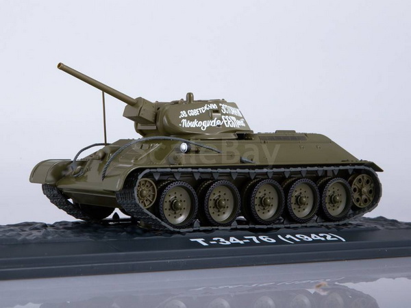 Модель 1:43 Т-34-76 - серия «Наши танки» №10