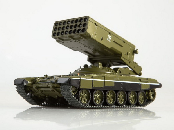Модель 1:43 Т-90-ТОС1А «Солнцепек» - серия «Наши танки» №21