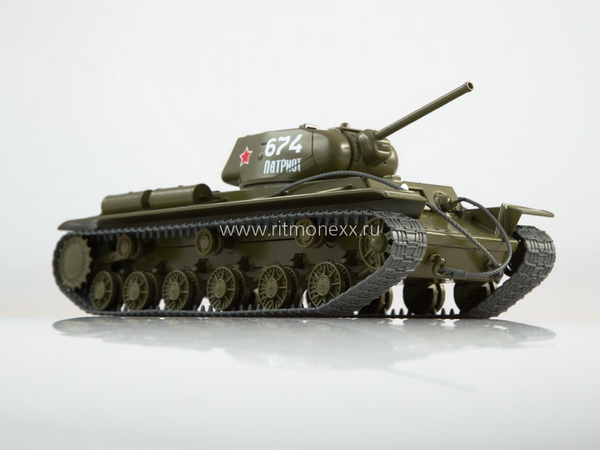 Модель 1:43 КВ-1С - серия «Наши танки» №22