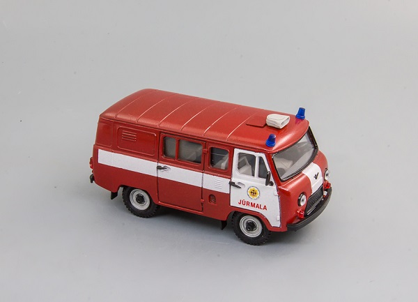 Модель 1:43 УАЗ 39099 пожарный, Латвия, Jurmala