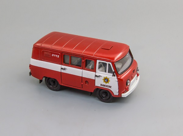 Модель 1:43 УАЗ 39099 пожарный, Эстония, Rakvere