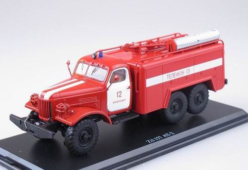 Модель 1:43 АТ-2 (шасси ЗиЛ-157К) Пожарный с лебёдкой