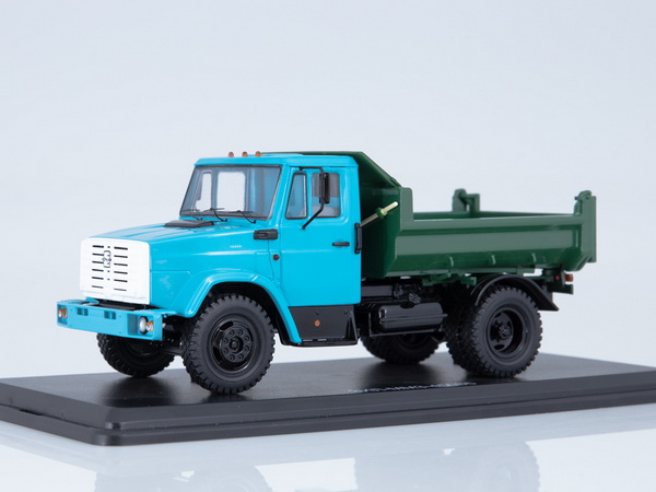 ЗиЛ-ММЗ-45085 самосвал - голубой/зелёный