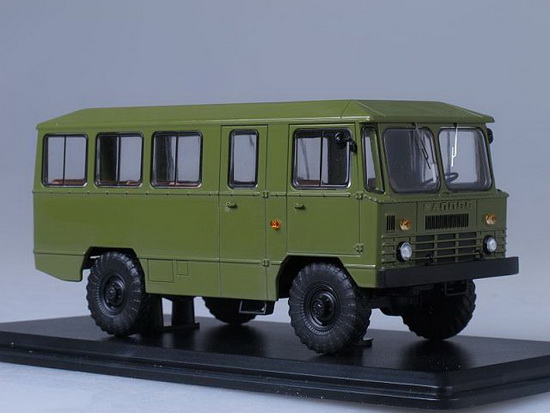 Модель 1:43 АПП-66 Автобус Повышенной Проходимости (шасси 66) армейский