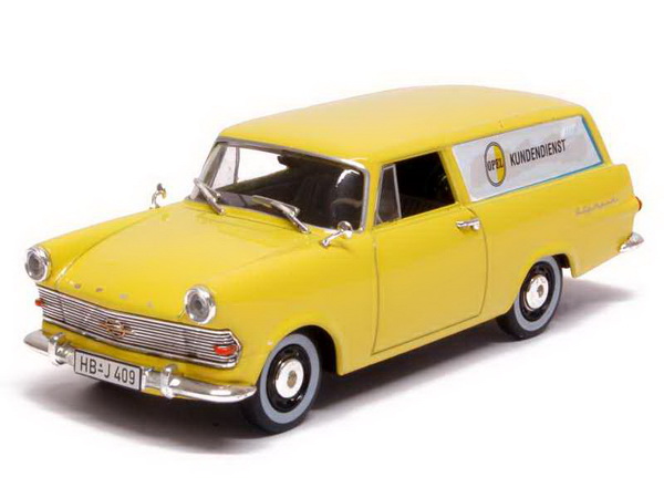 Модель 1:43 Opel Rekord P2 Caravan «Opel Kundendiens»