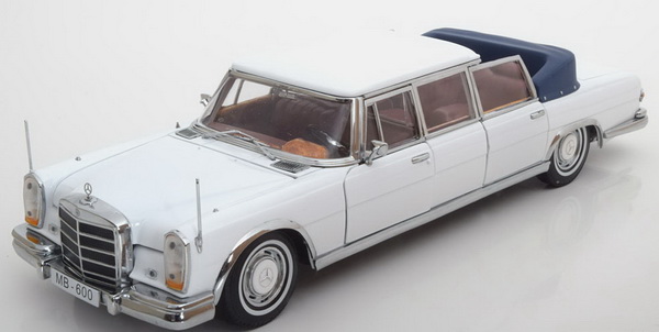 Модель 1:18 Mercedes-Benz 600 Landaulet (W100) - white