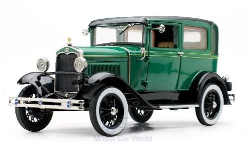 Модель 1:18 Ford Model A Tudor 1931 - green/dark green