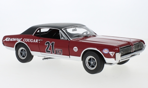 Модель 1:18 Mercury Cougar Racing, №21, SVRA, Watkins Glen Historic Enduro 200, 1967, M.Beaulieu