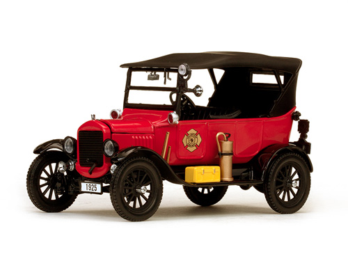 Модель 1:24 Ford Model T Touring (Fire Chief) - Red