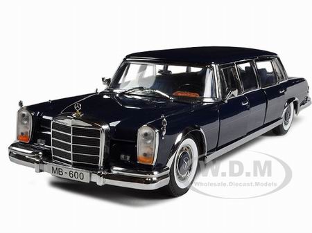 mercedes-benz 600 limousine - blue SS2203 Модель 1:18