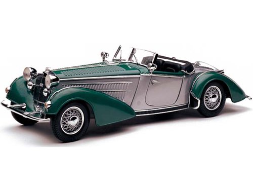 Модель 1:18 Horch 855 Roadster - dark green/silver grey