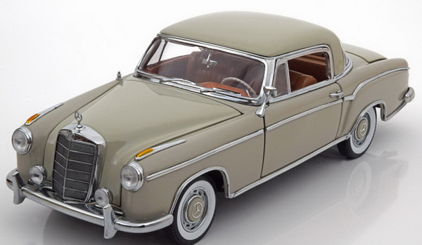 mercedes-brnz 220 se w128 coupe 1958 - light grey SS3568 Модель 1 18