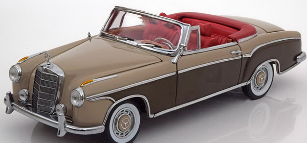 mercedes-benz 220 se (w128) cabrio - light brown/brown SS3574 Модель 1:18