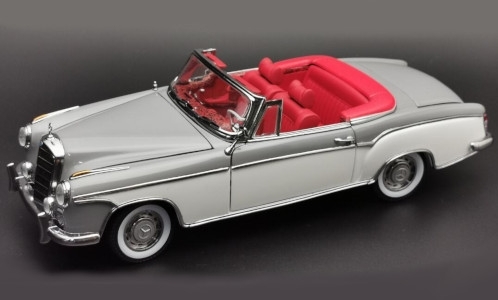 mercedes-benz 220se cabriolet (w180 ii) 1958 - grey/white SS3575 Модель 1:18